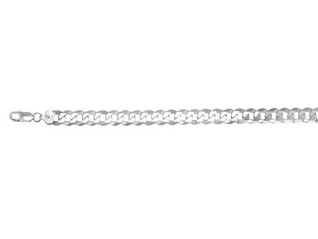 Silver 10.2mm Comfort Curb Chain Cheap