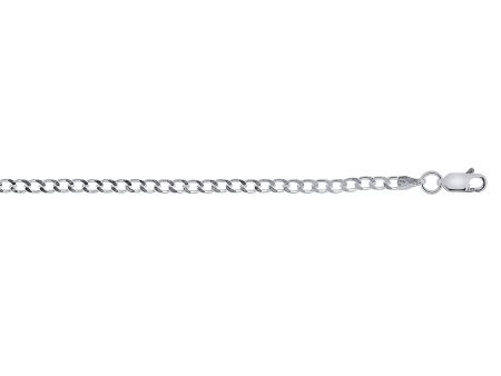 Silver 3mm Comfort Curb Chain Cheap