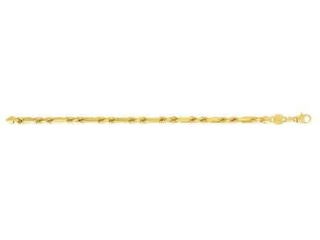 14K Gold 5mm Figarope Chain Discount