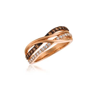 14K R G RING 0.52 DIA Fashion