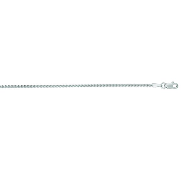 14K Gold 1.5mm Round Wheat Chain Online