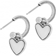 Stellar Heart Post Hoop Earrings Online now