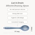 Let it Drain | Silicone Draining Spoon For Cheap