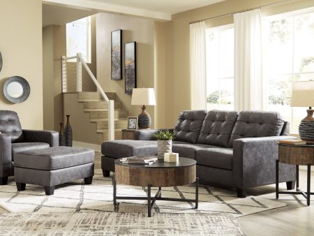 Venaldi Sofa Chaise, Chair, and Ottoman Discount