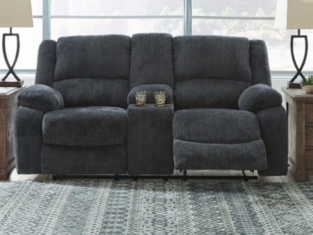 Draycoll Reclining Loveseat with Console Fashion