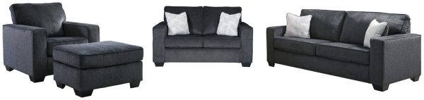 Altari Sofa, Loveseat, Chair and Ottoman on Sale