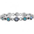 Halo Burst Hinged Bangle Fashion