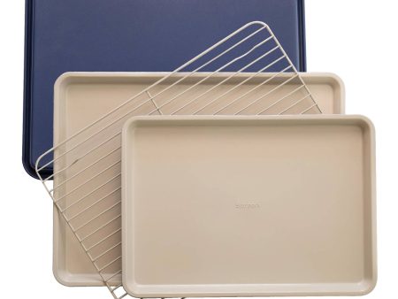 Bakers Gonna Bake - Sheet Pan set of 2 with Wire Rack For Discount