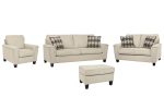 Abinger Sofa, Loveseat, Chair and Ottoman For Discount