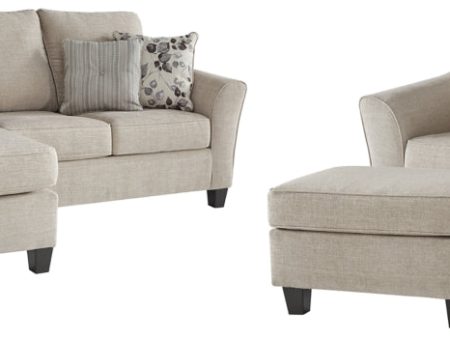 Abney Sofa Chaise, Chair, and Ottoman Fashion