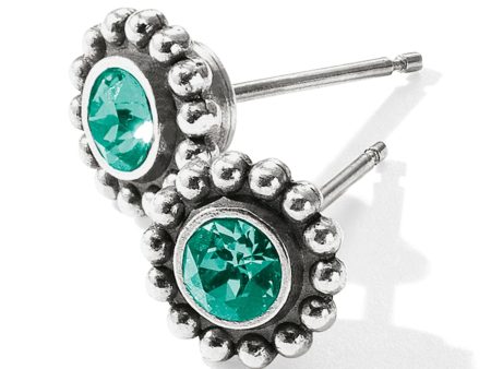 J2049D Twinkle May-Emerald Mini Post Earrings Online Hot Sale