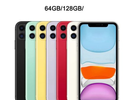 Original Apple iPhone 11 4G LTE Mobile Phone Unlocked 6.1  Retina Display Dual Camera 64 128GB CellPhone A13 IOS SmartPhone Supply