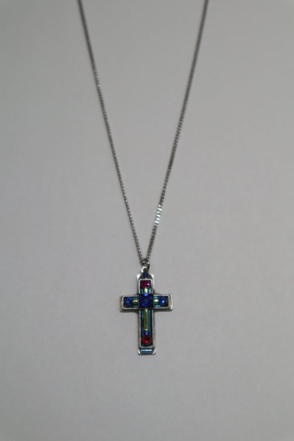 8762-BB   MEDIUM CROSS NECKLACE Discount