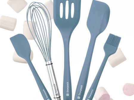 Flip & Whip | Silicone Utensil Set of 5 Supply