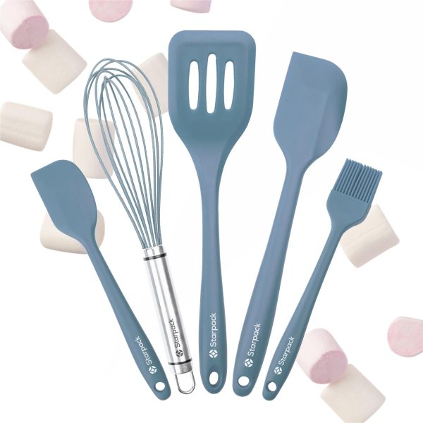 Flip & Whip | Silicone Utensil Set of 5 Supply