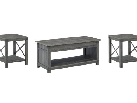 Freedan Coffee Table and 2 End Tables For Sale