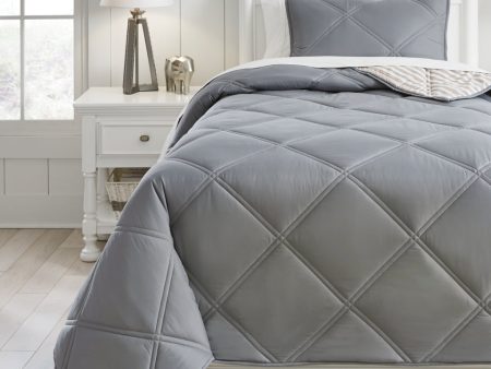 Rhey 2-Piece Twin Comforter Set For Cheap