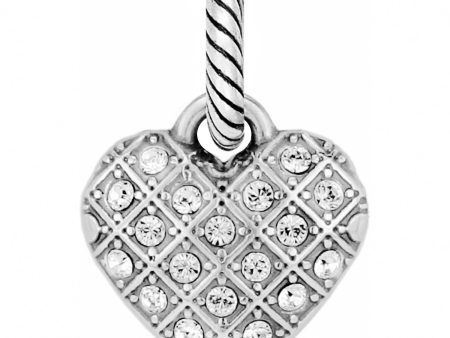 Diamond Heart Charm Cheap