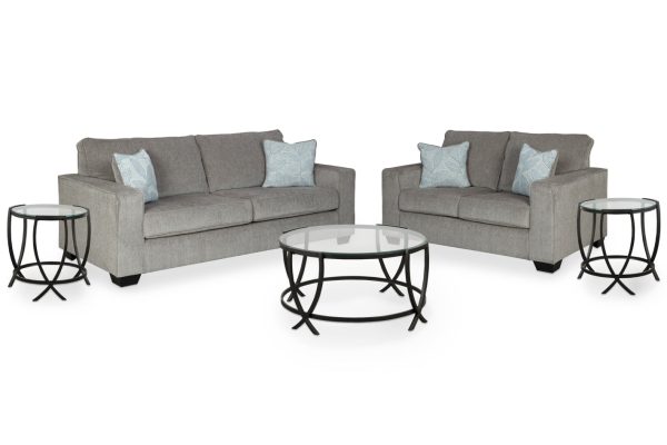 Altari Sofa and Loveseat with Coffee Table and 2 End Tables Cheap