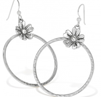 Flora French Wire Hoop Earrings Cheap