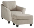 Abney Chair and Ottoman For Sale