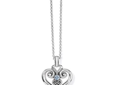 Alcazar Heart Glint Convertible Necklace Fashion