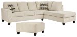 Abinger 2-Piece Sectional with Ottoman Online Sale