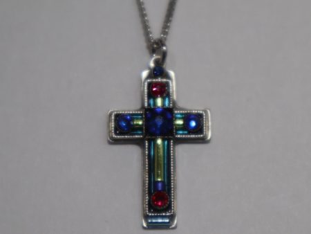 8762-BB   MEDIUM CROSS NECKLACE Discount