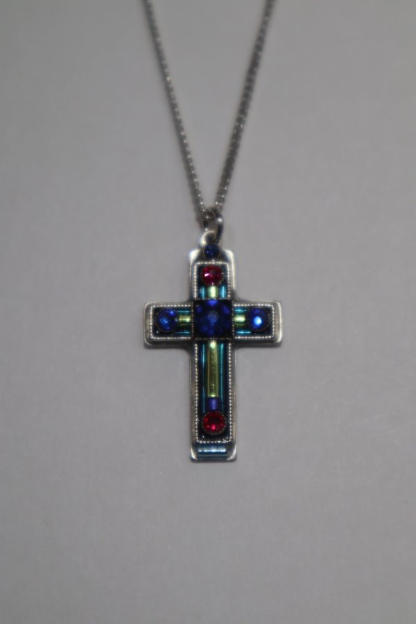 8762-BB   MEDIUM CROSS NECKLACE Discount