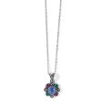 Elora Gems Flower Petite Necklace For Sale