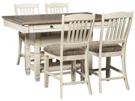 Bolanburg Counter Height Dining Table and 4 Barstools Discount