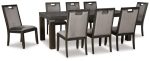 Hyndell Dining Table and 8 Chairs For Cheap