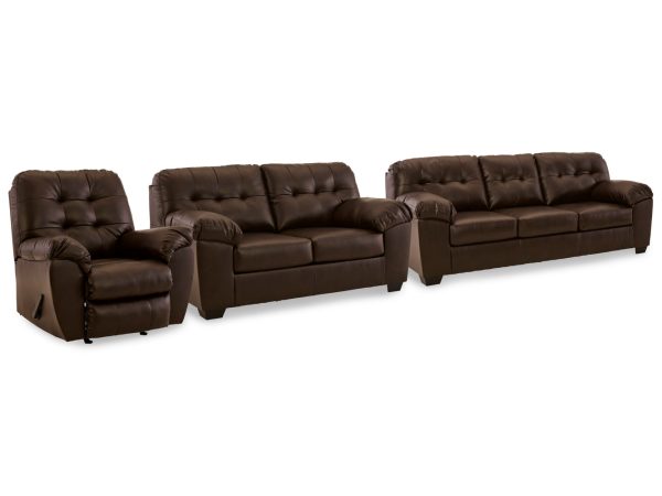 Donlen Sofa, Loveseat and Recliner Fashion