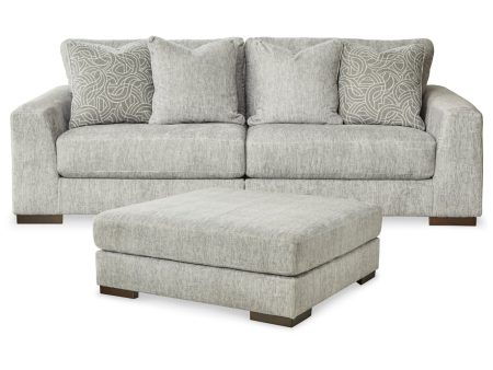 Regent Park 2-Piece Sectional with Ottoman Online Sale