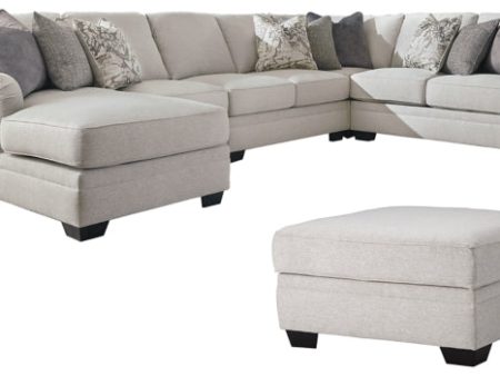 Dellara 5-Piece Sectional with Ottoman Hot on Sale