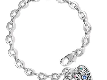 Elora Gems Heart Bracelet on Sale