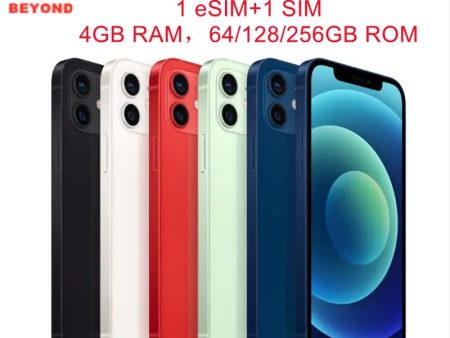 Original iPhone 12 5G 6.1  Super OLED RAM 4GB ROM 64 128 256GB A14 Bionic Face ID NFC Genuine iPhone12 95% New Mobile Phone Supply