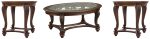 Norcastle Coffee Table with 2 End Tables Online Hot Sale