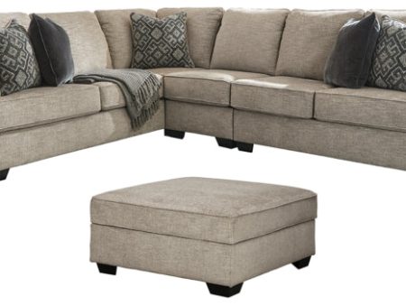 Bovarian 3-Piece Sectional with Ottoman For Cheap