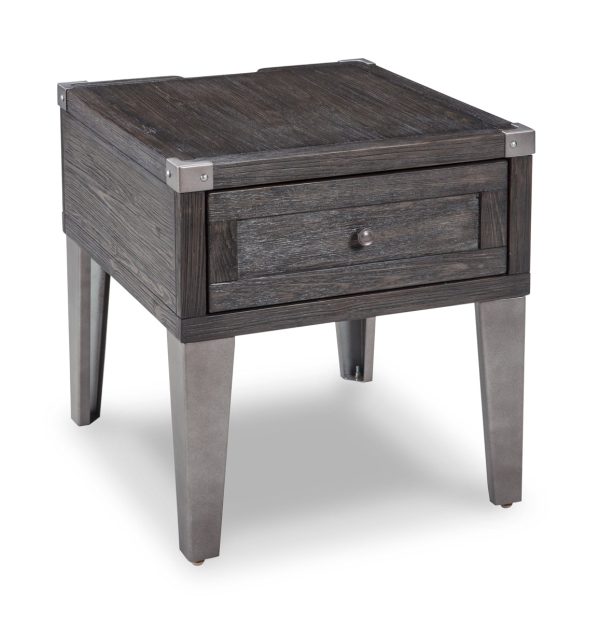 Todoe End Table with USB Ports & Outlets Sale