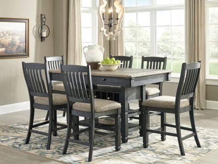 Tyler Creek Counter Height Dining Table and 6 Barstools Sale