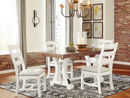 Valebeck Dining Table and 4 Chairs Fashion