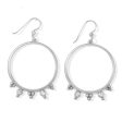 Twinkle Granulation Round French Wire Earrings Supply