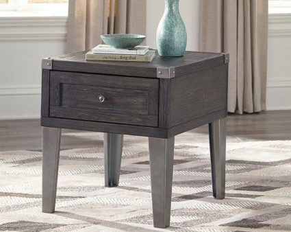 Todoe End Table with USB Ports & Outlets Sale