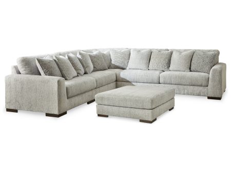 Regent Park 5-Piece Sectional with Ottoman Supply