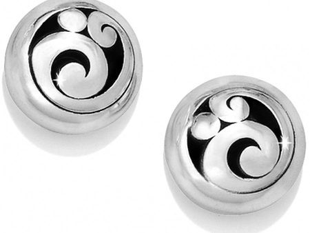 J16820 Silver Contempo Post Earrings Hot on Sale