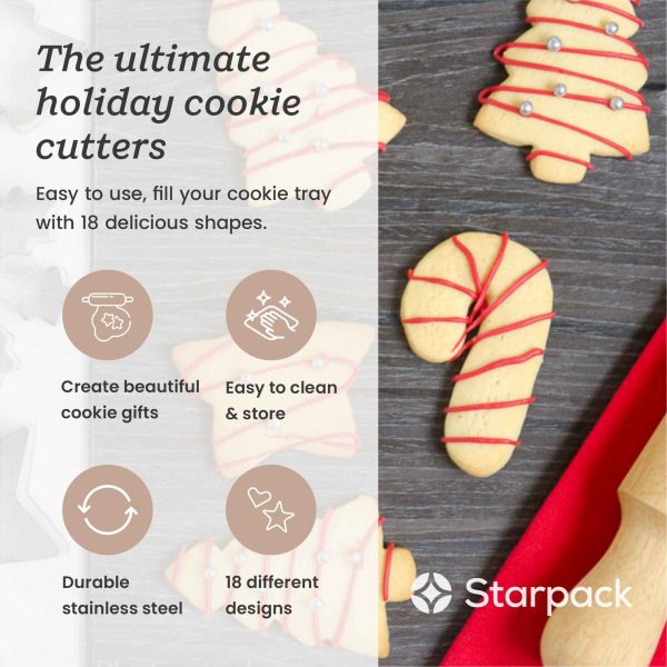 Bake Me Happy | Christmas Cookie Cutter Set of 18 Online