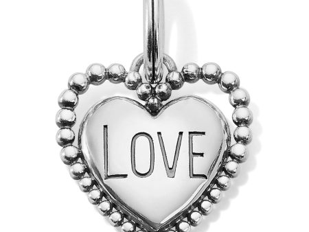 Beaded Love Charm Hot on Sale