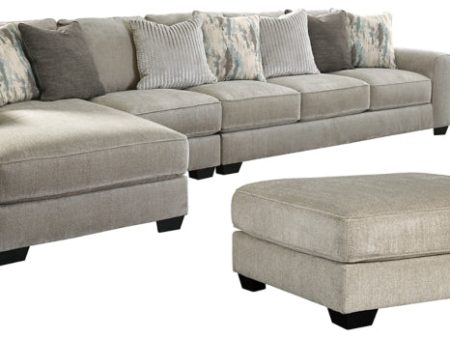 Ardsley 3-Piece Sectional with Ottoman Sale