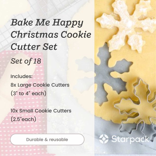 Bake Me Happy | Christmas Cookie Cutter Set of 18 Online